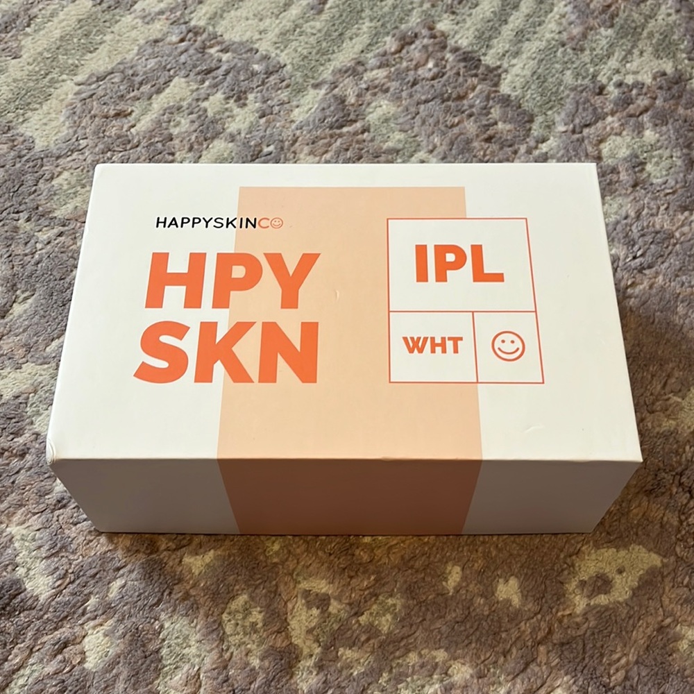 BNWT HappySkin Gen.2 IPL Hair Removal Handset - gloss white